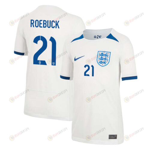 Ellie Roebuck 21 England Women's National Team 2023-24 World Cup Home Jersey