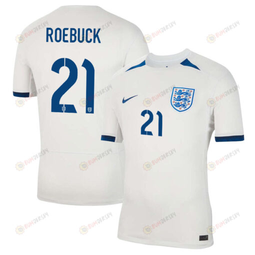 Ellie Roebuck 21 England Women's National Team 2023-24 World Cup Home Men Jersey