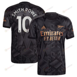 Emile Smith Rowe 10 Arsenal 2022/23 Away Player Men Jersey - Black