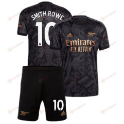 Emile Smith Rowe 10 Arsenal Away Kit 2022 - 2023 Men Jersey - Black