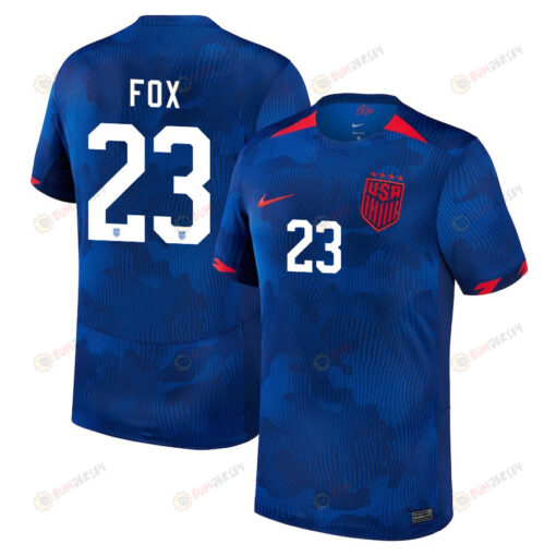 Emily Fox 23 USA Women's National Team 2023-24 World Cup Away Men Jersey