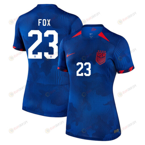 Emily Fox 23 USA Women's National Team 2023-24 World Cup Away Women Jersey