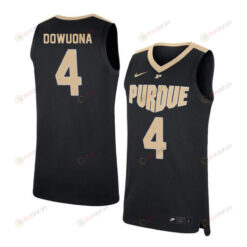 Emmanuel Dowuona 4 Purdue Boilermakers Elite Basketball Men Jersey - Black