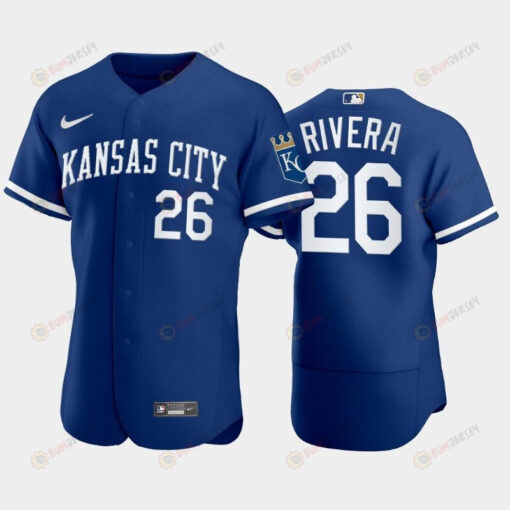 Emmanuel Rivera 26 Kansas City Royals 2022-23 Blue Men's Jersey Jersey