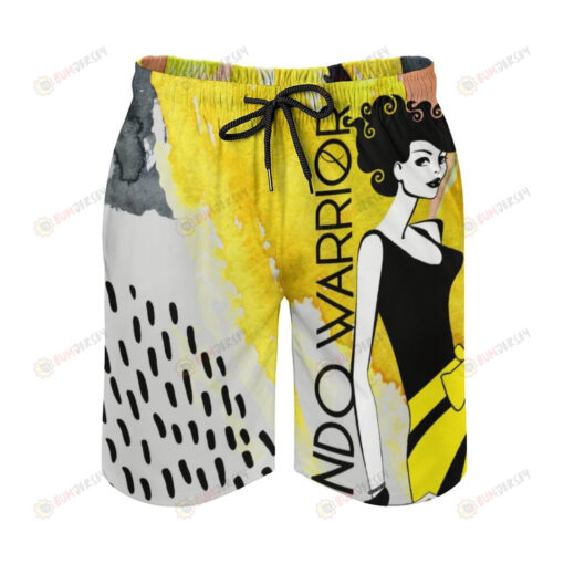 Endo Warrior Elegant Hawaiian Shorts Summer Shorts Men Shorts - Print Shorts