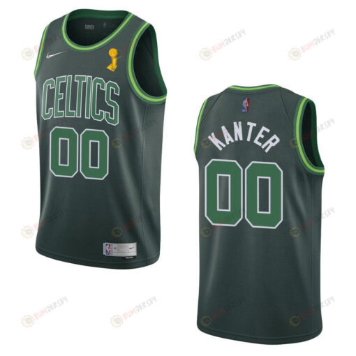 Enes Kanter 00 2022 Final Champions Jersey Earned Edition Green