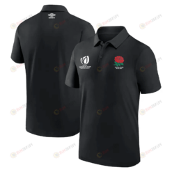 England Rugby World Cup 2023 Polo Shirt - Black