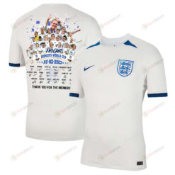 England Women's National Team Road To Champions 2023-24 World Cup Home Men Jersey - White