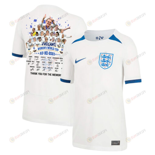 England Women's National Team Road To Champions 2023-24 World Cup Home YOUTH Jersey - White