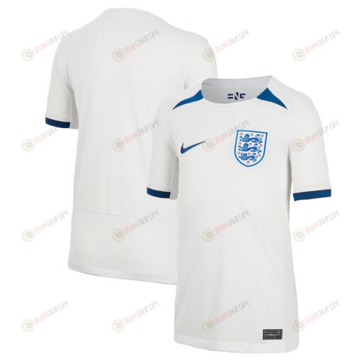 England Women's National Team Youth 2023/24 Home Stadium Jersey - White