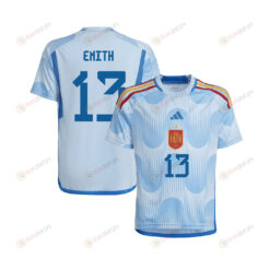 Enith Sal?n 13 Spain 1 Star Women's National Team 2023-24 World Cup Away Jersey