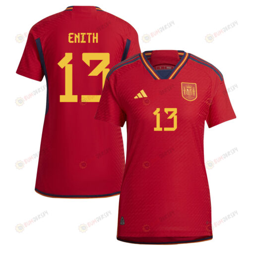 Enith Sal?n 13 Spain Women's National Team 2023-24 World Cup Home Women Jersey