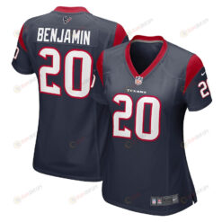 Eno Benjamin 20 Houston Texans Women's Game Player Jersey - Navy