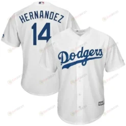 Enrique Hernandez Los Angeles Dodgers Cool Base Home Player Jersey - White