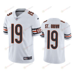 Equanimeous St. Brown 19 Chicago Bears White Vapor Limited Jersey