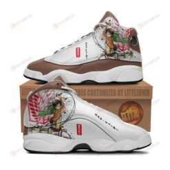 Eren Jaeger Attack On Titan Shoes Anime Air Jordan 13 Shoes Sneakers