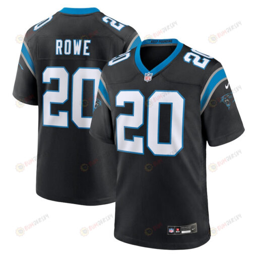 Eric Rowe 20 Carolina Panthers Game Men Jersey - Black