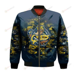 Erie Otters Bomber Jacket 3D Printed Camouflage Vintage