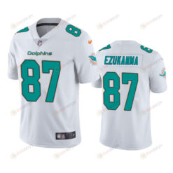 Erik Ezukanma 87 Miami Dolphins White Vapor Limited Jersey