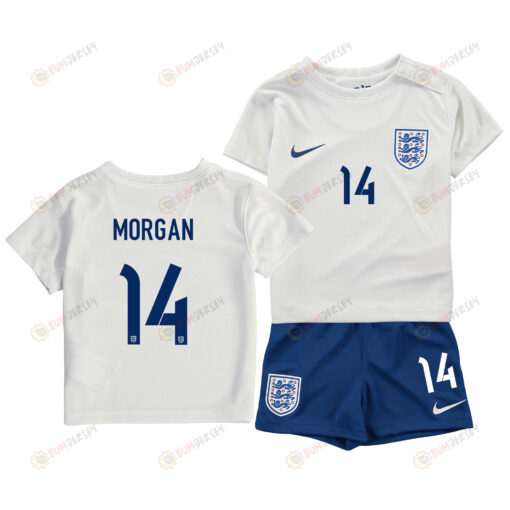 Esme Morgan 14 England Women's National Team 2023-24 World Cup Home Jersey