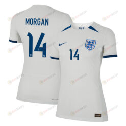 Esme Morgan 14 England Women's National Team 2023-24 World Cup Home Women Jersey