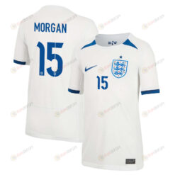 Esme Morgan 15 England 1 Star Women's National Team 2023-24 World Cup Home Jersey