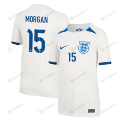 Esme Morgan 15 England Women's National Team 2023-24 World Cup Home Jersey