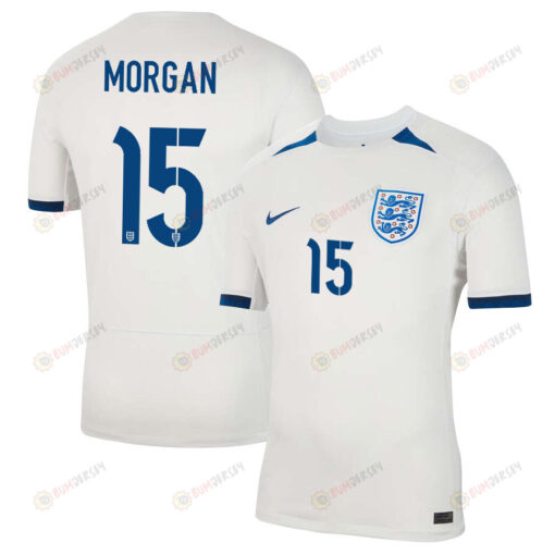 Esme Morgan 15 England Women's National Team 2023-24 World Cup Home Men Jersey