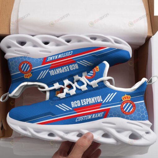 Espanyol Logo Custom Name Pattern 3D Max Soul Sneaker Shoes