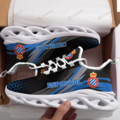 Espanyol Logo Custom Name Pattern 3D Max Soul Sneaker Shoes In Black