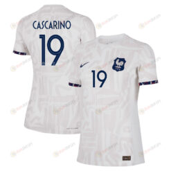 Estelle Cascarino 19 France Women's National Team 2023-24 World Cup Away Women Jersey