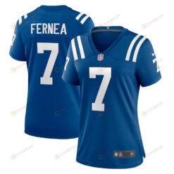 Ethan Fernea Indianapolis Colts Women's Game Player Jersey - Royal