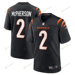 Evan McPherson 2 Cincinnati Bengals Game Jersey - Black