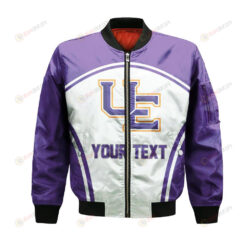 Evansville Purple Aces Bomber Jacket 3D Printed Curve Style Sport