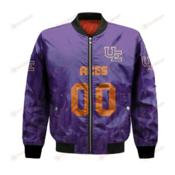 Evansville Purple Aces Bomber Jacket 3D Printed Team Logo Custom Text And Number