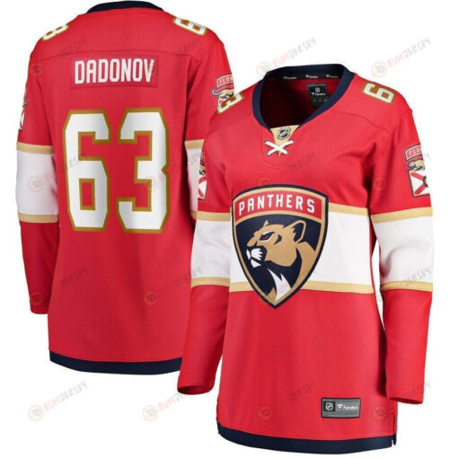 Evgenii Dadonov Florida Panthers Women's Home Breakaway Player Jersey - Red