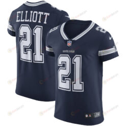 Ezekiel Elliott 21 Dallas Cowboys Vapor Elite Jersey - Navy