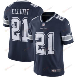 Ezekiel Elliott 21 Dallas Cowboys Vapor Limited Jersey - Navy