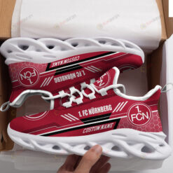 FC N?rnberg Logo Custom Name Pattern 3D Max Soul Sneaker Shoes