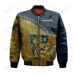 FIU Panthers Bomber Jacket 3D Printed Grunge Polynesian Tattoo