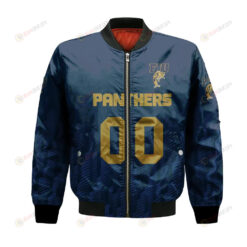 FIU Panthers Bomber Jacket 3D Printed Team Logo Custom Text And Number