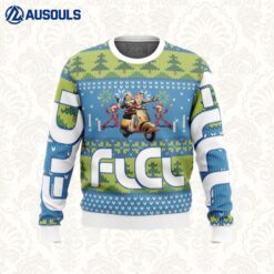 FLCL Fooly Cooly Alt Ugly Sweaters For Men Women Unisex