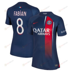 Fabian 8 Paris Saint-Germain Women 2023/24 Home Jersey - Navy