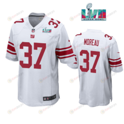 Fabian Moreau 37 New York Giants Super Bowl LVII Super Bowl LVII White Jersey