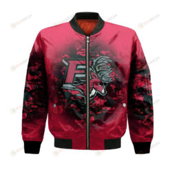 Fairfield Stags Bomber Jacket 3D Printed Camouflage Vintage