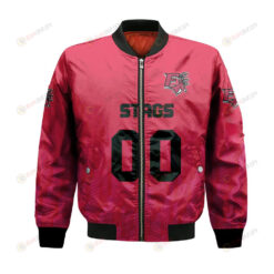 Fairfield Stags Bomber Jacket 3D Printed Team Logo Custom Text And Number