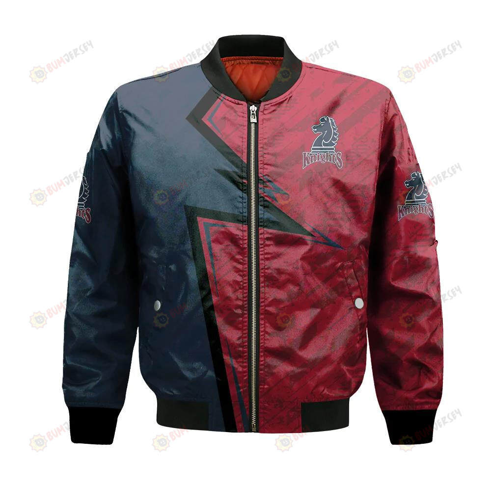 Fairleigh Dickinson Knights Bomber Jacket 3D Printed Abstract Pattern Sport