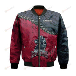 Fairleigh Dickinson Knights Bomber Jacket 3D Printed Grunge Polynesian Tattoo