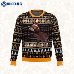 Falalala Valahalla Vinland Saga Ugly Sweaters For Men Women Unisex