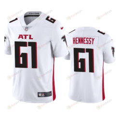 Falcons Matt Hennessy 61 Vapor Untouchable Limited White Jersey Men's